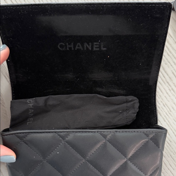 CHANEL Brown Tortoise Square Sunglasses